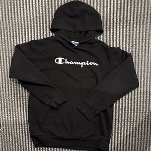 Champion boys Black lightweight Pullover Hoodie